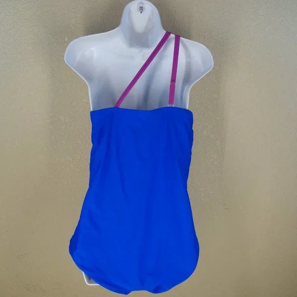 NWT WOMEN'S LANDS' END ONE SHOULDER SWIMSUIT SZ 20W - Picture 3 of 5